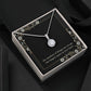 Expecting Mom Necklace – Mother’s Day or Christmas Gift for Mama to Be – Smallest Things Eternal Hope Pendant