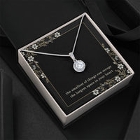 Load image into Gallery viewer, Expecting Mom Necklace – Mother’s Day or Christmas Gift for Mama to Be – Smallest Things Eternal Hope Pendant ShineOn Fulfillment
