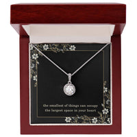 Load image into Gallery viewer, Expecting Mom Necklace – Mother’s Day or Christmas Gift for Mama to Be – Smallest Things Eternal Hope Pendant ShineOn Fulfillment
