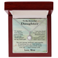 To My Beautiful Daughter Necklace from Mom