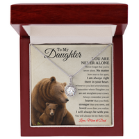Load image into Gallery viewer, To My Daughter Gift from Mom and Dad - Eternal Hope Pendant Necklace
