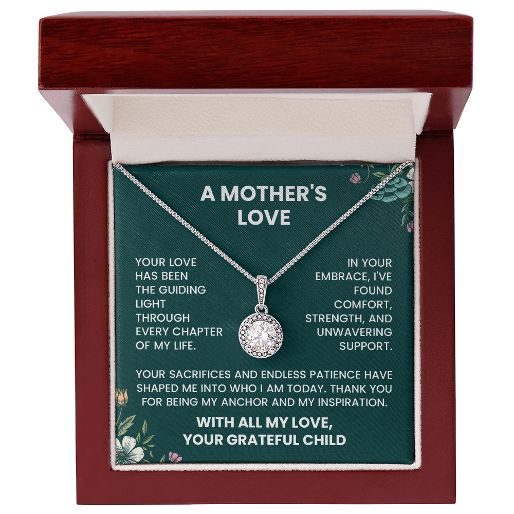 Thank You Mom Necklace – Gratitude Gift from Daughter or Son | Appreciation Jewelry for Mom - Thank You Mother's Day Gift - Thank You Gift for Mom