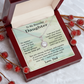 To My Beautiful Daughter Necklace from Dad