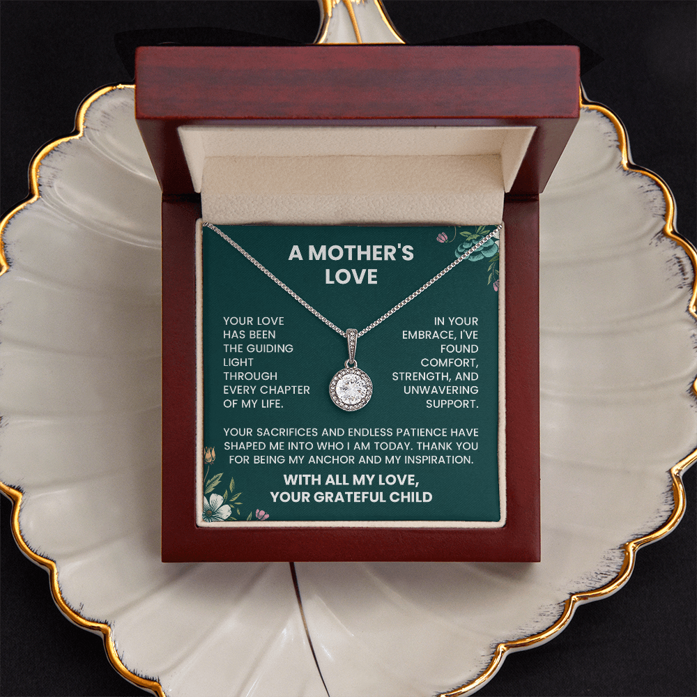 Thank You Mom Necklace – Gratitude Gift from Daughter or Son | Appreciation Jewelry for Mom - Thank You Mother's Day Gift - Thank You Gift for Mom