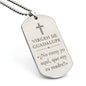 No Estoy Yo Aquí Que Soy Tu Madre, Virgen de Guadalupe Collar Placa Militar Católico