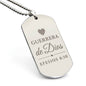Guerrera de Dios Collar Placa Militar, Efesios 6_10, Regalos Cristianos Para Mujer