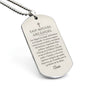 San Miguel Arcángel Collar Placa Militar, Oración de Protección, Regalo Católico Para Hombre