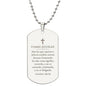 Como Águilas Isaías 40_31 Collar Placa Militar, Versículo Bíblico, Regalos Cristianos