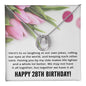 Best Friend 28th Birthday Gifts for Women Funny - 28th Birthday Necklace for Her