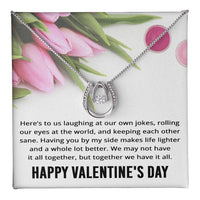 Load image into Gallery viewer, Valentine's Day Necklace for Best Friend, Galentine's Day Jewelry Gift for Women with Box
