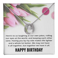 Load image into Gallery viewer, Regalo Para Mujer Cumpleaños Funny Birthday Gifts for Best Friend Friendship Necklace for Women
