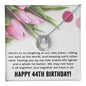 Best Friend 44th Birthday Gifts for Women Funny - 44th Birthday Necklace for Her