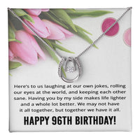 Load image into Gallery viewer, Best Friend 96th Birthday Gifts for Women Funny - 96th Birthday Necklace for Her

