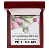 Load image into Gallery viewer, Best Friend 94th Birthday Gifts for Women Funny - 94th Birthday Necklace for Her
