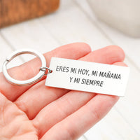 Load image into Gallery viewer, Regalos para Hombre - Llavero Personalizado para Esposo - Acero Inoxidable - Cumpleaños y Navidad
