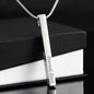 4‑Sided Personalized Bar Necklace for Mom – Kids’ Names Necklace – Engraved Mother’s Day Gift