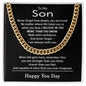 Birthday Jewelry for Son - To My Son Necklace