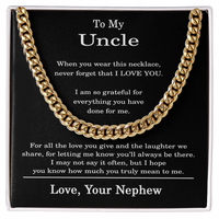 Load image into Gallery viewer, Uncle Gifts from Nephew - To My Uncle Necklace from Nephew
