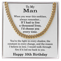 Load image into Gallery viewer, 10th Birthday Gift for Him - Boyfriend Gifts for Him
