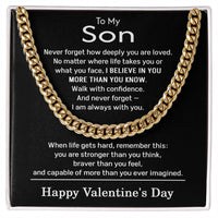 Load image into Gallery viewer, Valentines Day Jewelry for Son from Mom
