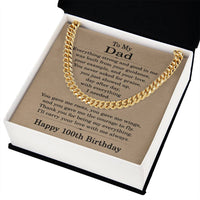Load image into Gallery viewer, 100th Birthday Gifts for Dad
