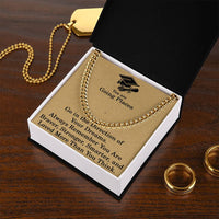 Load image into Gallery viewer, Graduation Gifts for Him Gradation Necklace for Men Class of 2025 Gift You Are Going Places Cuban Link Chain Gifts for Graduates ShineOn Fulfillment
