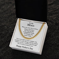 Load image into Gallery viewer, Fathers Day Gift for Men - Fathers Day Necklace for Husband
