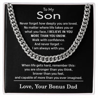 Load image into Gallery viewer, Son Gifts from Bonus Dad - Bonus Son Gift
