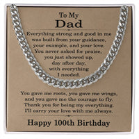 Load image into Gallery viewer, 100th Birthday Gifts for Dad
