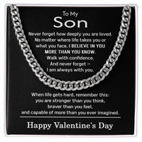 Load image into Gallery viewer, Valentines Day Jewelry for Son from Mom
