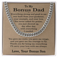 Load image into Gallery viewer, Bonus Dad Gifts from Son, To My Bonus Dad Necklace
