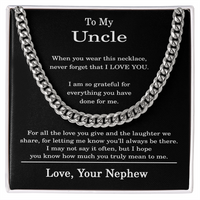 Load image into Gallery viewer, Uncle Gifts from Nephew - To My Uncle Necklace from Nephew
