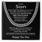 Birthday Jewelry for Son - To My Son Necklace