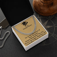 Load image into Gallery viewer, Graduation Gifts for Him Gradation Necklace for Men Class of 2025 Gift You Are Going Places Cuban Link Chain Gifts for Graduates ShineOn Fulfillment
