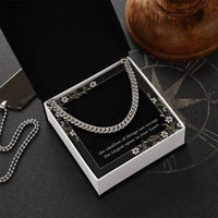 Load image into Gallery viewer, Soon to Be Dad Necklace Expecting Father Gift Christmas Gift Fathers Day Birthday The Smallest of Things Can Occupy the Largest Space in Your Heart Cuban Link Chain ShineOn Fulfillment
