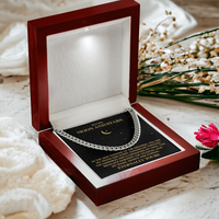 Load image into Gallery viewer, Cuban Link Chain for Boyfriend, To My Moon and Stars Necklace for Husband, Valentines Day Gifts for Men
