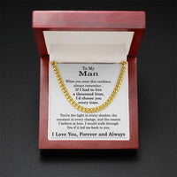 Load image into Gallery viewer, To My Man Gifts - Necklace for Husband from Wife - Gift Ideas for Boyfriend - To My Man Jewelry
