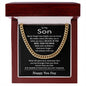 Birthday Jewelry for Son - To My Son Necklace
