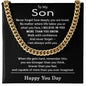 Birthday Jewelry for Son - To My Son Necklace