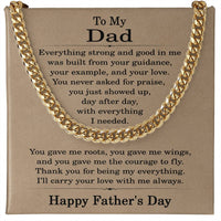 Load image into Gallery viewer, Fathers Day Gift from Daughter, Fathers Day Necklace from Son
