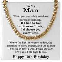 Load image into Gallery viewer, 10th Birthday Gift for Him - Boyfriend Gifts for Him
