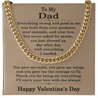Load image into Gallery viewer, To My Dad Valentines Day Jewelry for Dad
