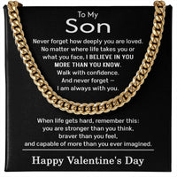 Load image into Gallery viewer, Valentines Day Jewelry for Son from Mom

