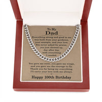 Load image into Gallery viewer, 100th Birthday Gifts for Dad
