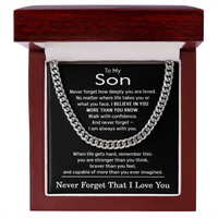 Load image into Gallery viewer, To My Son Necklace Stainless Steel
