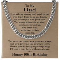 Load image into Gallery viewer, 98th Birthday Gifts for Dad
