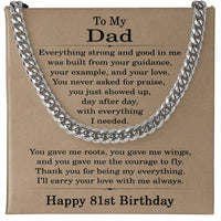 Load image into Gallery viewer, 81st Birthday Gifts for Dad
