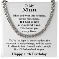 Load image into Gallery viewer, 10th Birthday Gift for Him - Boyfriend Gifts for Him

