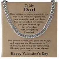 Load image into Gallery viewer, To My Dad Valentines Day Jewelry for Dad
