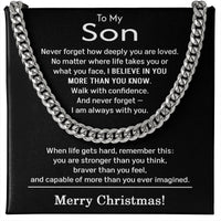 Load image into Gallery viewer, Son Christmas Gifts from Mom and Dad
